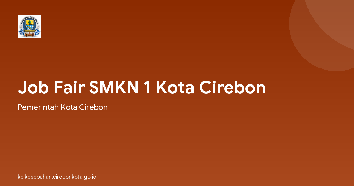 Job Fair SMKN 1 Kota Cirebon