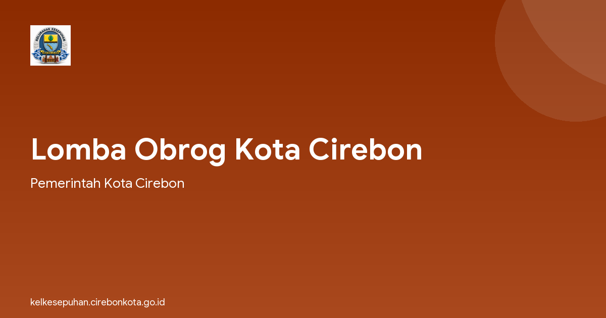Lomba Obrog Kota Cirebon
