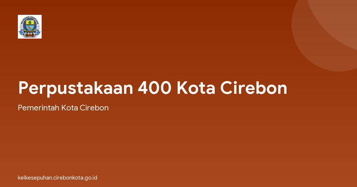 Perpustakaan 400 Kota Cirebon