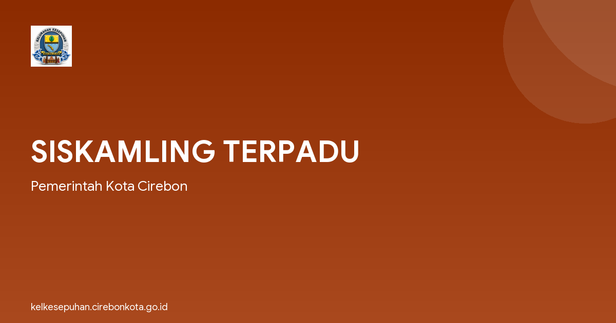 SISKAMLING TERPADU