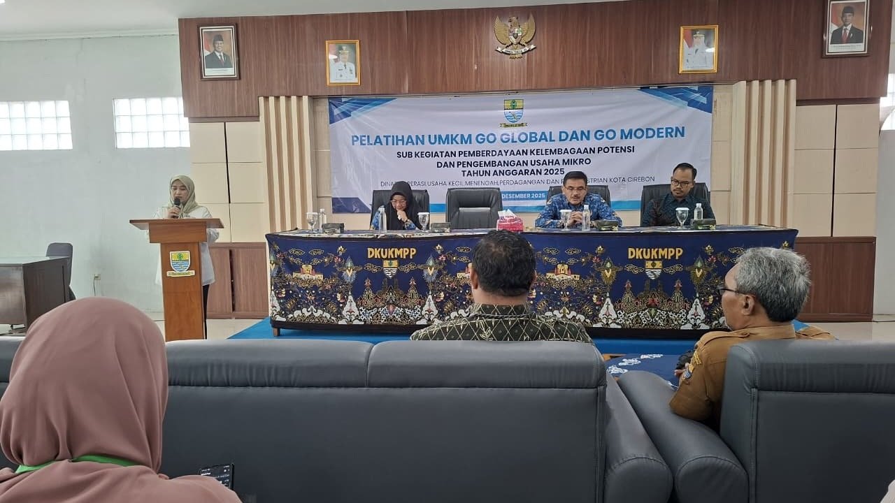 DKUKMPP Gelar Pelatihan UMKM Go Global untuk Tingkatkan Daya Saing Pelaku Usaha Cirebon