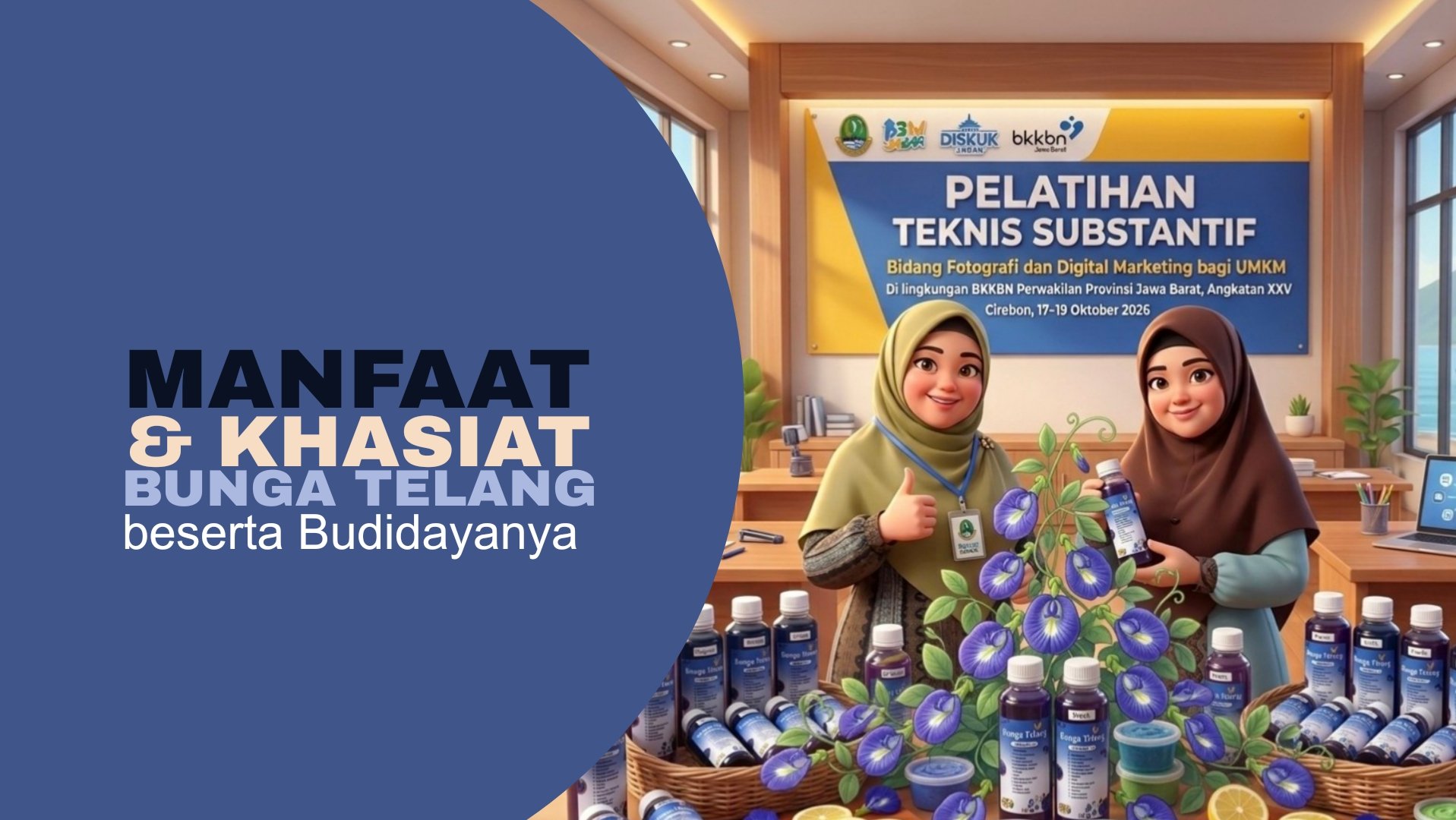 MANFAAT BUNGA TELANG BAGI KESEHATAN
